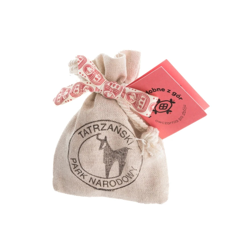 Mydełko ozdobne TPN redykołka - owcze, różowe z lanoliną i żurawiną