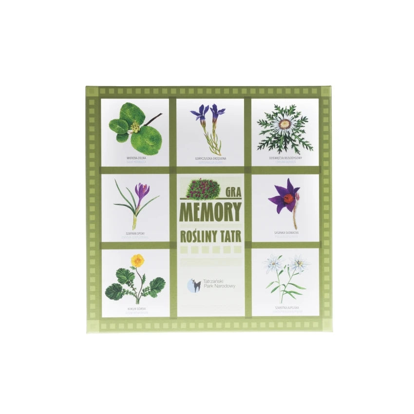 Gra MEMORY Rośliny Tatr