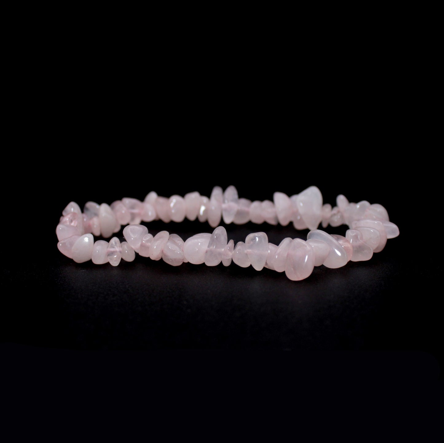 Bransoletka kwarc różowy