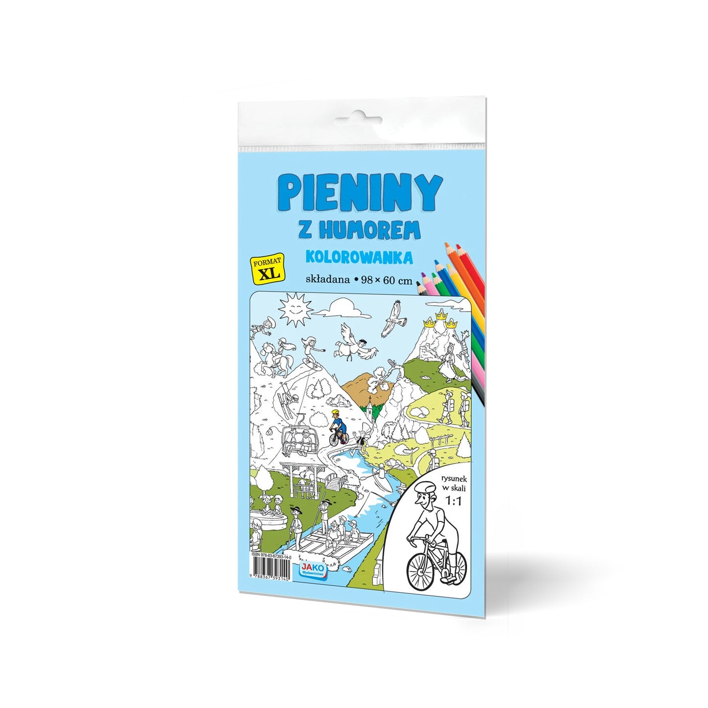 Pieniny z humorem. Kolorowanka. Format XL