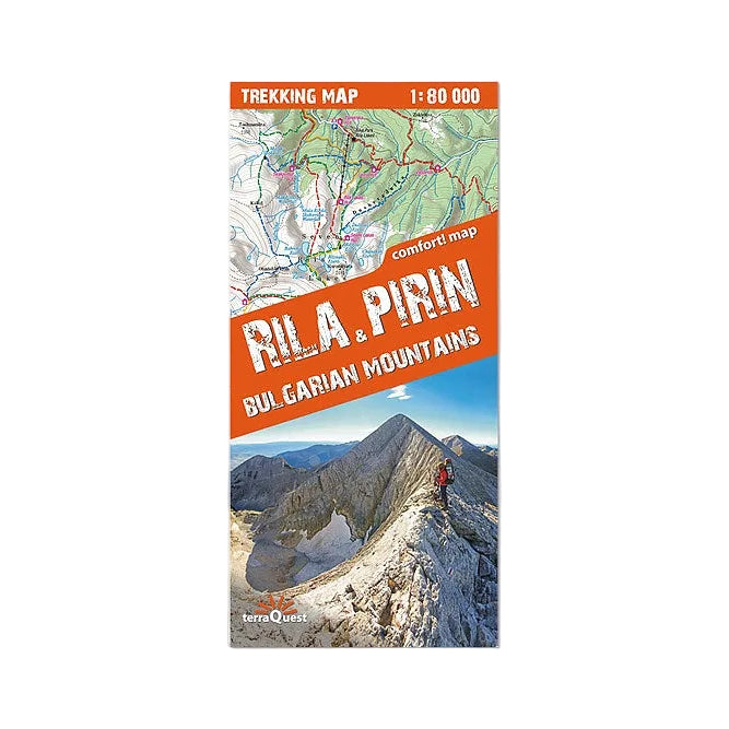 Riła i Piryn. Góry Bułgarii. Laminowana mapa trekkingowa