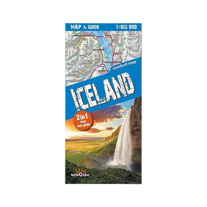 Islandia. Laminowany Map & Guide