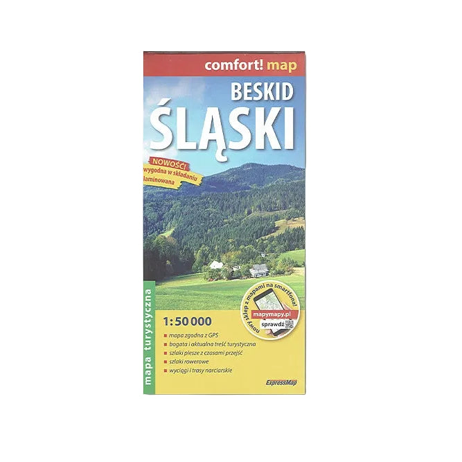 Beskid Śląski. Laminowana mapa turystyczna