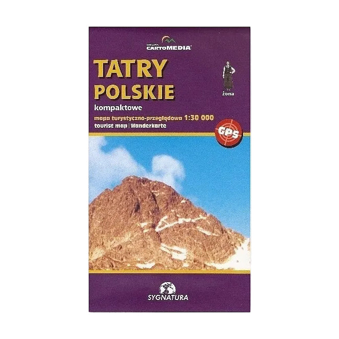Tatry Polskie kompaktowe - mapa 1:30 000