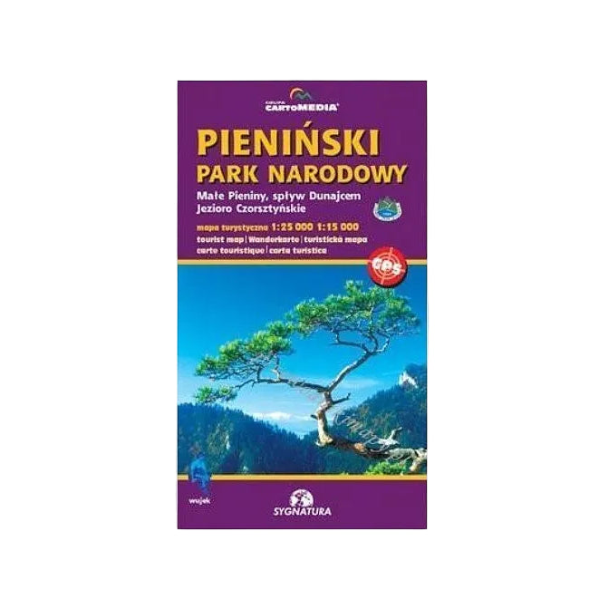 Pieniński Park Narodowy. Mapa 1:25 000