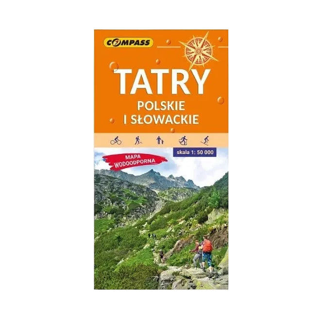 Tatry Polskie i Słowackie 1:50 000. Wodoodporna mapa turystyczna