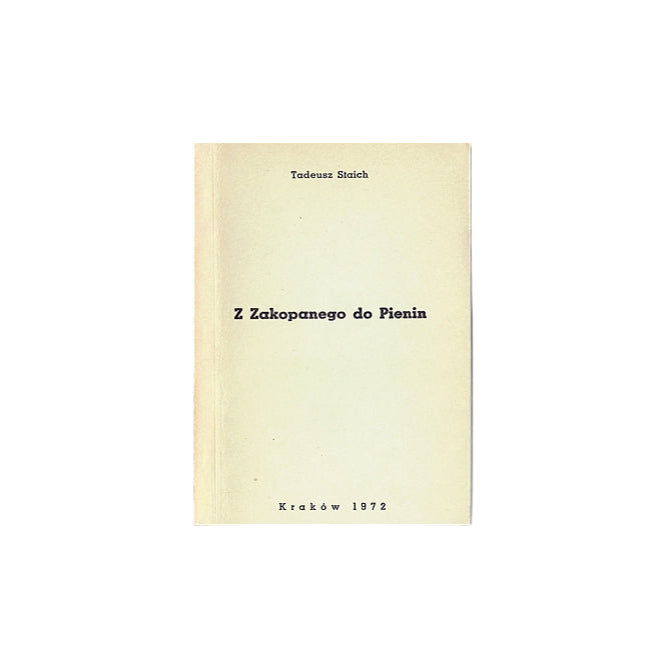 Z Zakopanego do Pienin. Materiał szkoleniowy dla przewodników