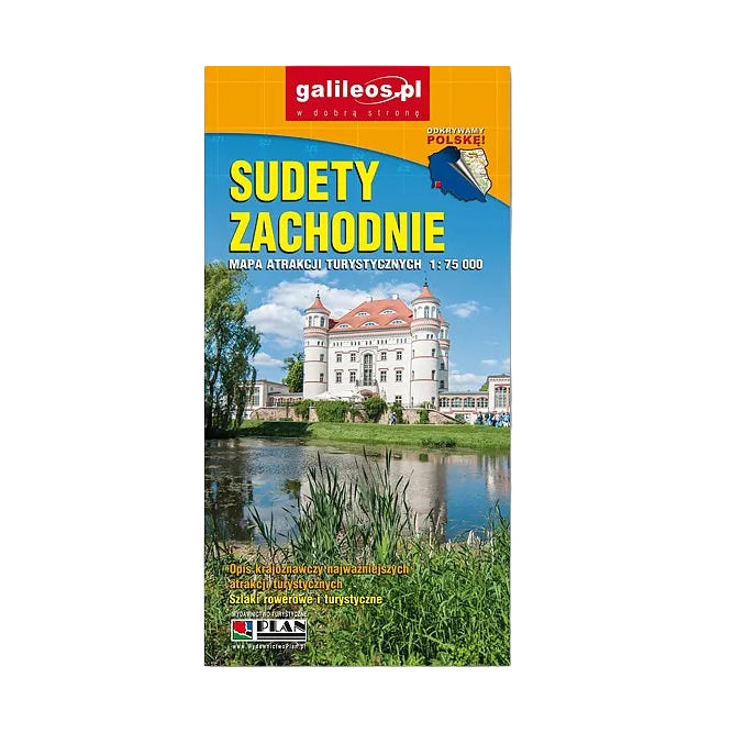 Sudety Zachodnie 1:75 000. Mapa atrakcji turystycznych