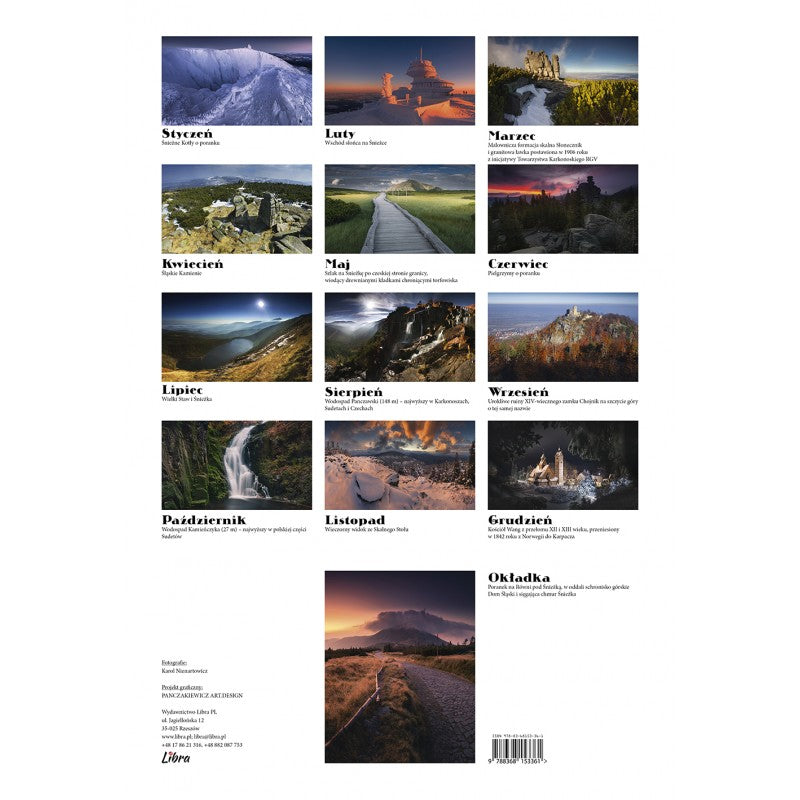 Karkonosze. Kalendarz 2025