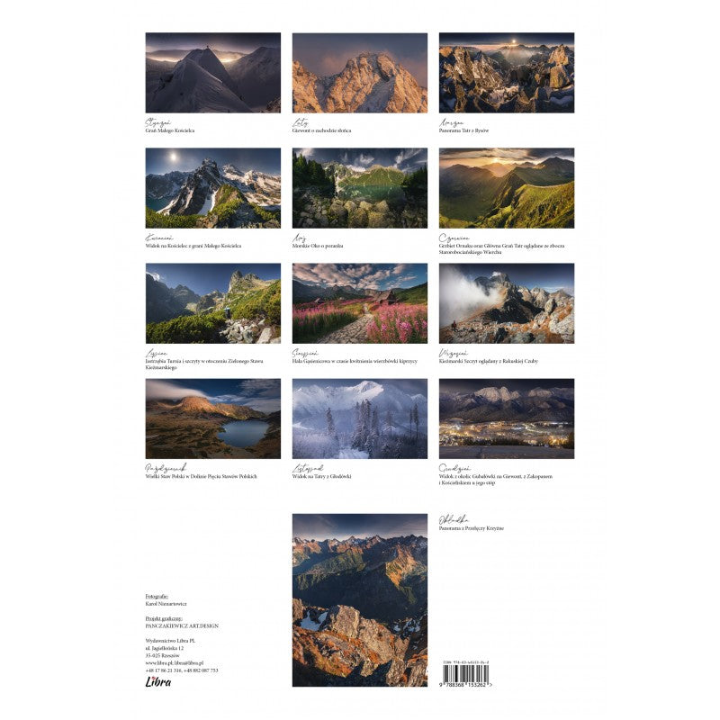 Tatry. Kalendarz 2025