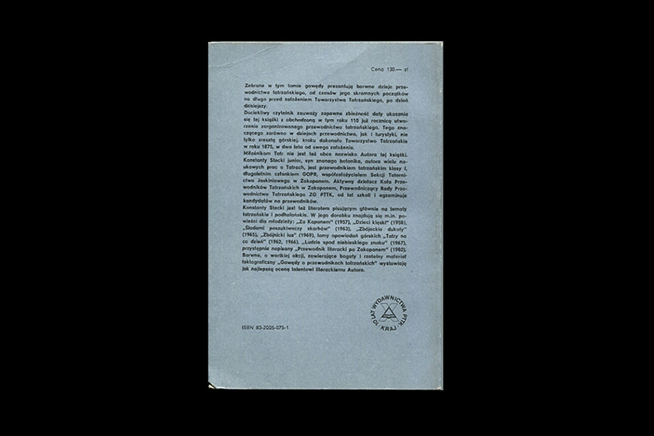 Gawędy o przewodnikach tatrzańskich