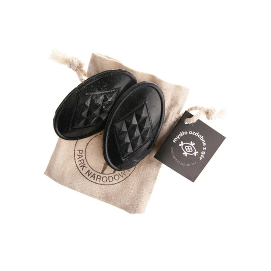 Mydełko ozdobne TPN redykołka - owcze, czarne z węglem aktywnym