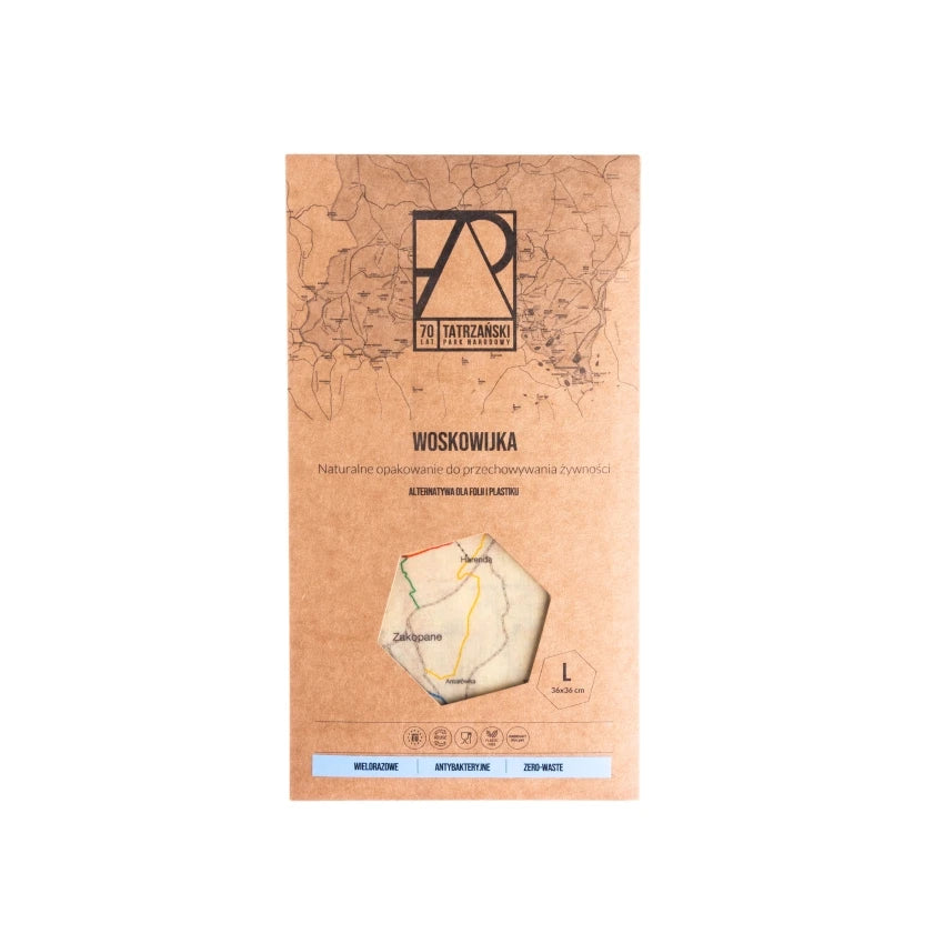 Woskowijka z mapą TPN