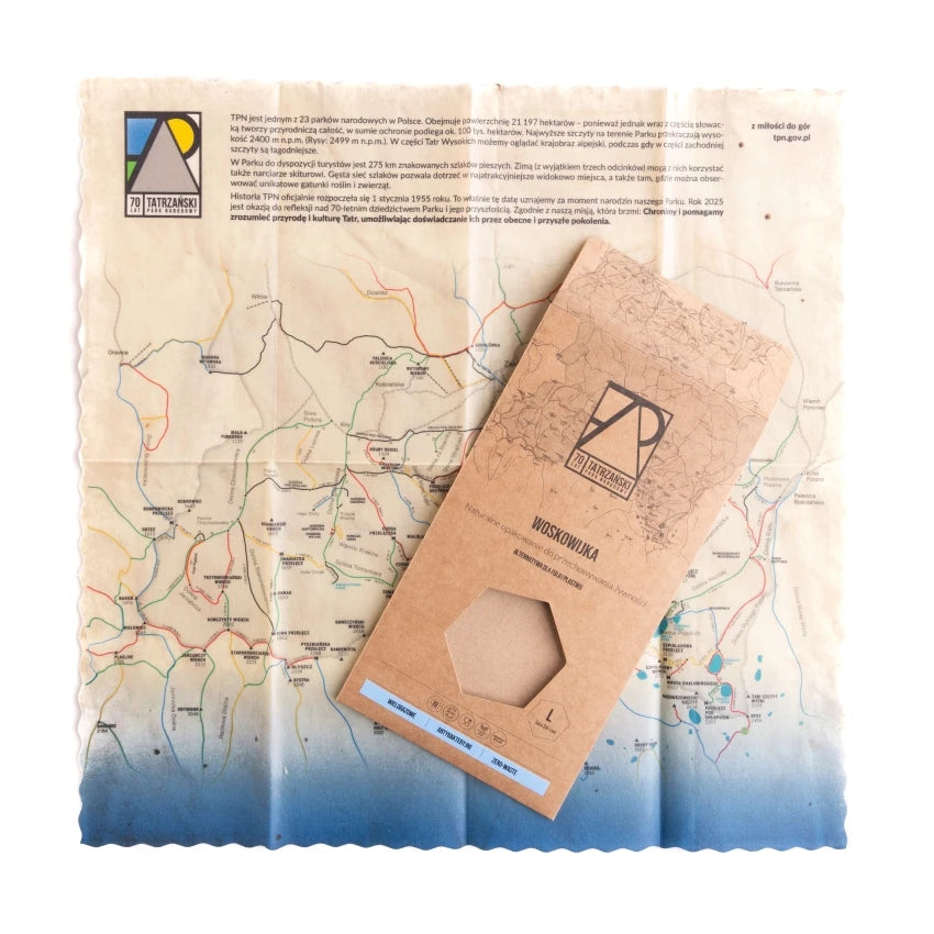 Woskowijka z mapą TPN