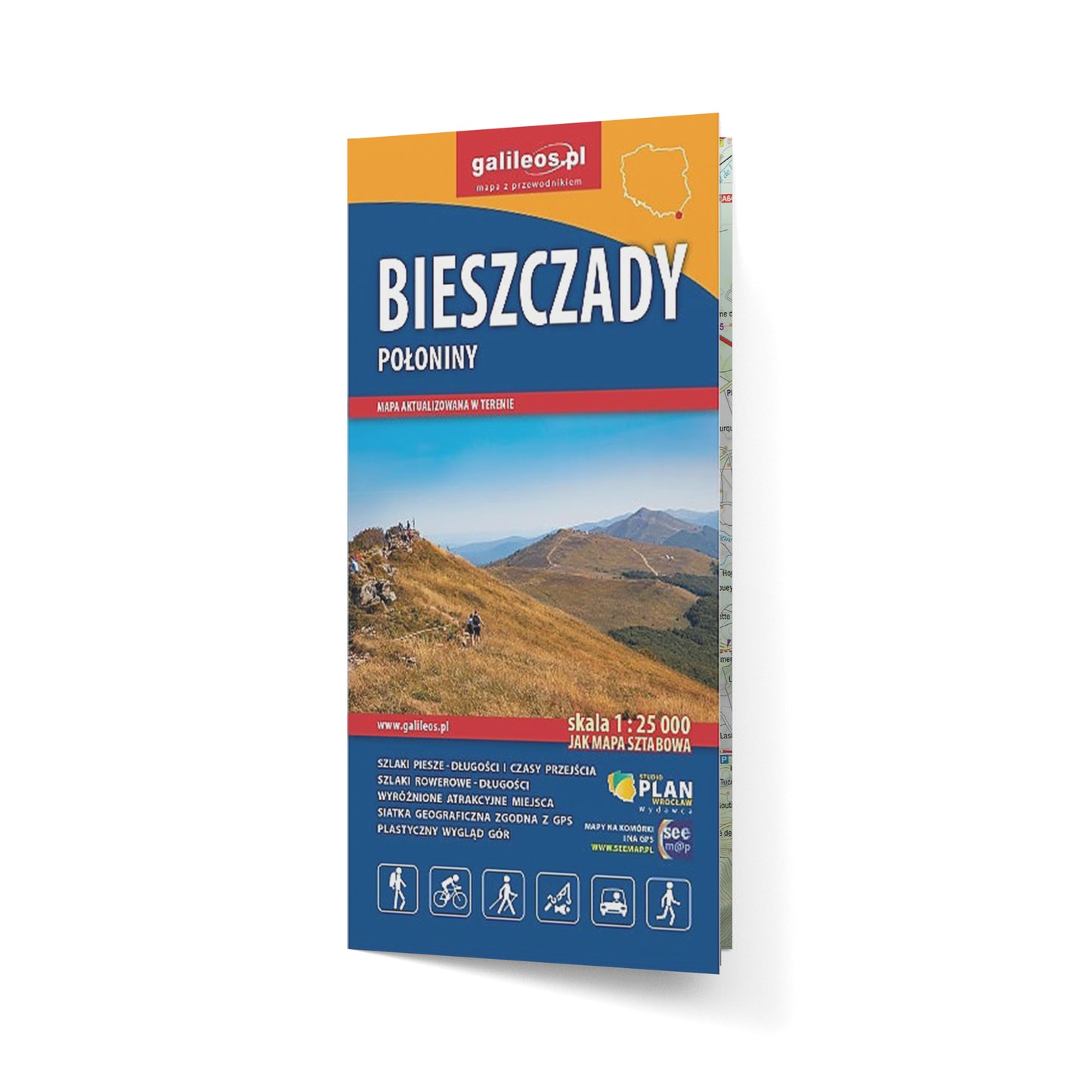Bieszczady. Połoniny 1:25 000