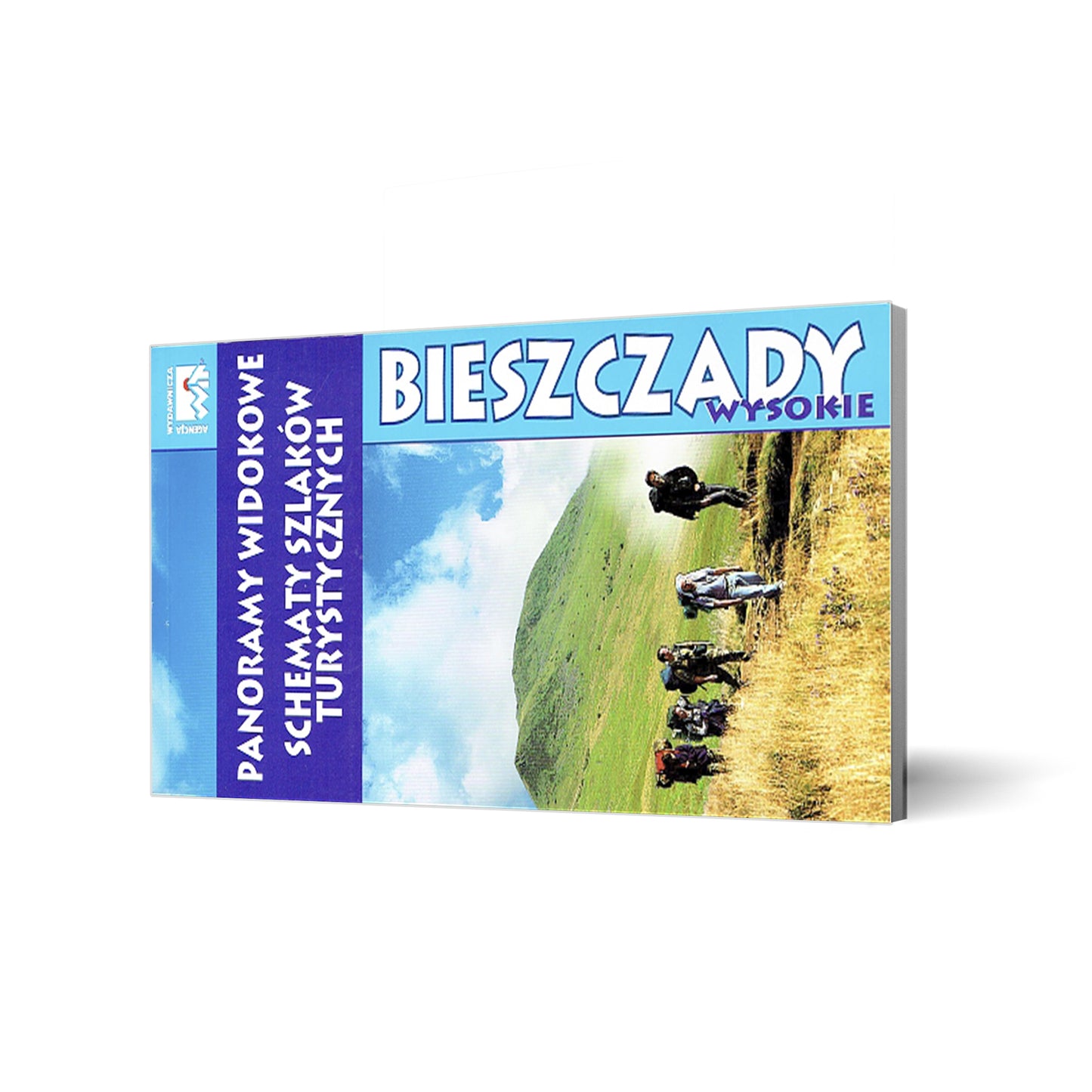 Bieszczady wysokie. Panoramy widokowe, schematy szlaków turystycznych