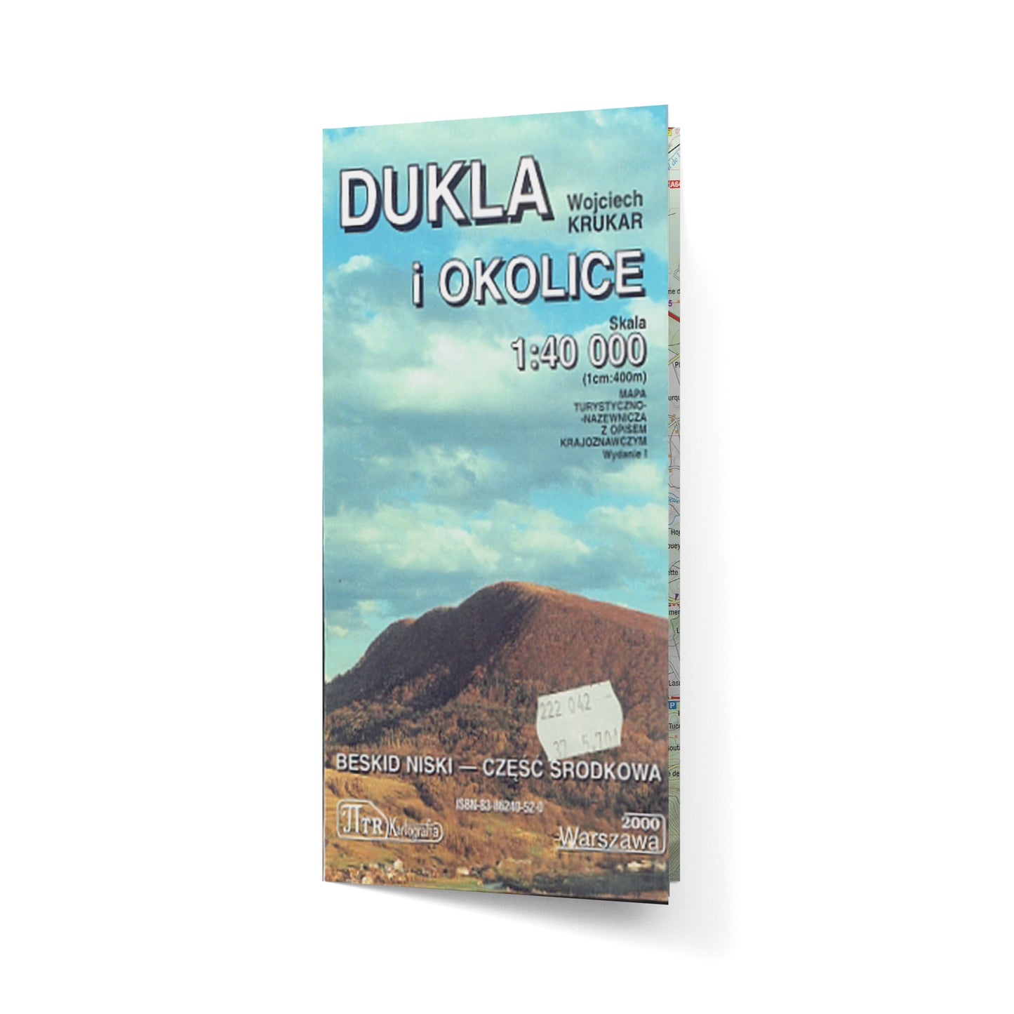 Dukla i okolice. Mapa turystyczno-nazewnicza