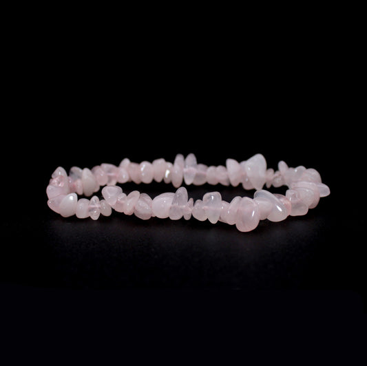 Bransoletka kwarc różowy