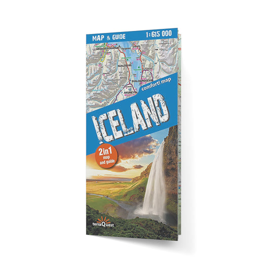 Islandia. Laminowany Map & Guide