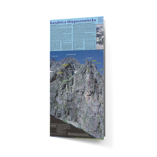 Kazalnica Mięguszowiecka. Mapa TOPO