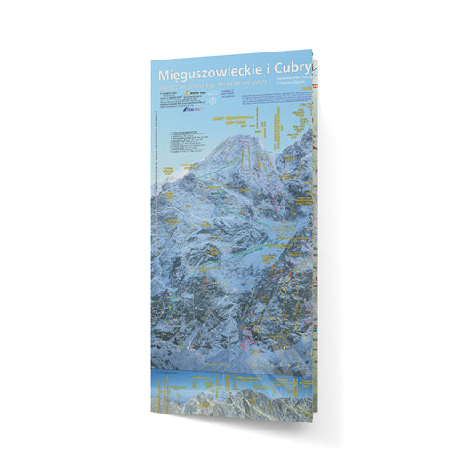 Mięguszowieckie i Cubryna wprost od Morskiego Oka. Mapa TOPO