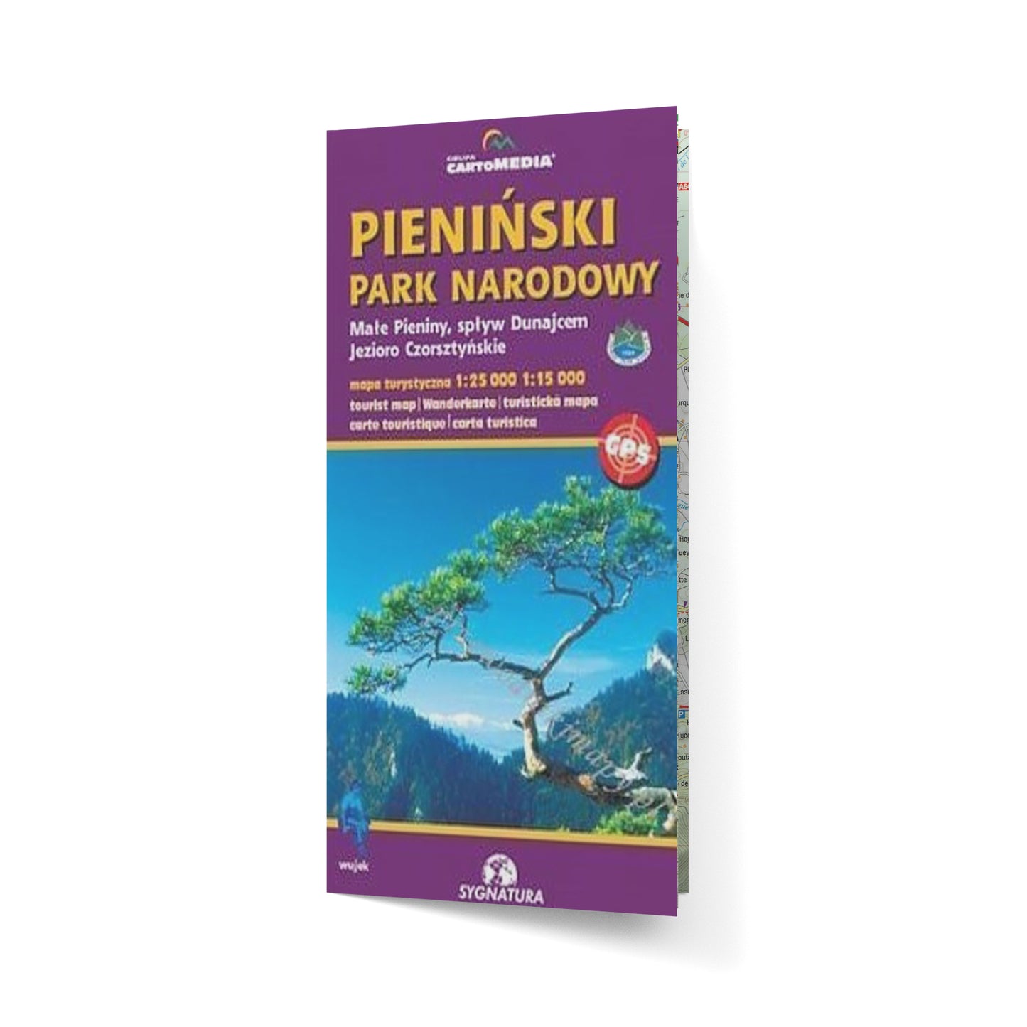 Pieniński Park Narodowy. Mapa 1:25 000