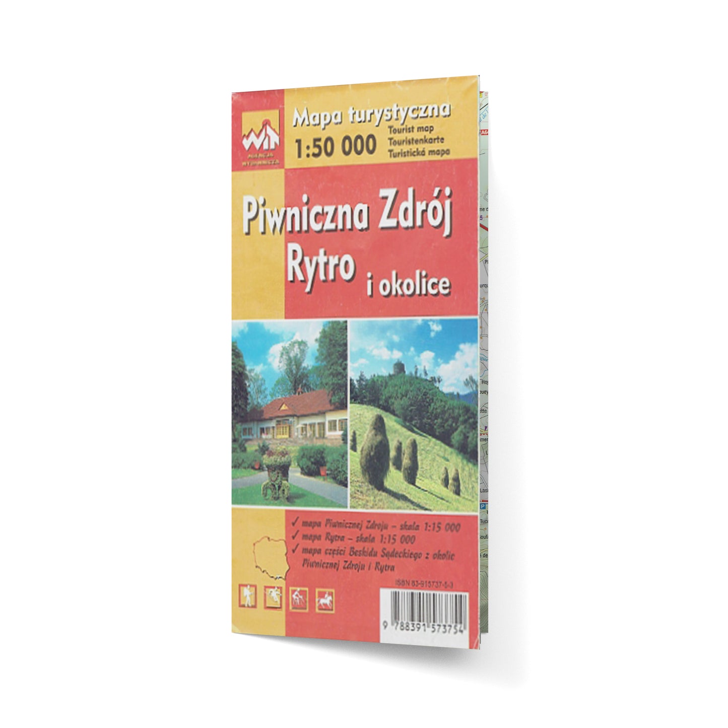 Piwniczna Zdrój, Rytro i okolice. Mapa turystyczna