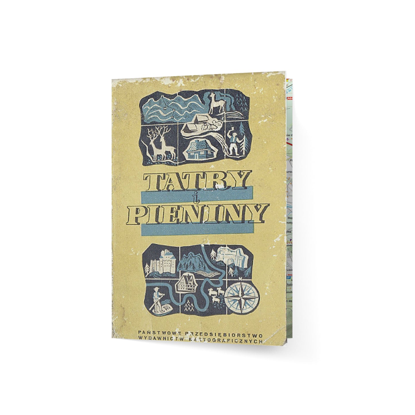 Tatry i Pieniny. Mapa