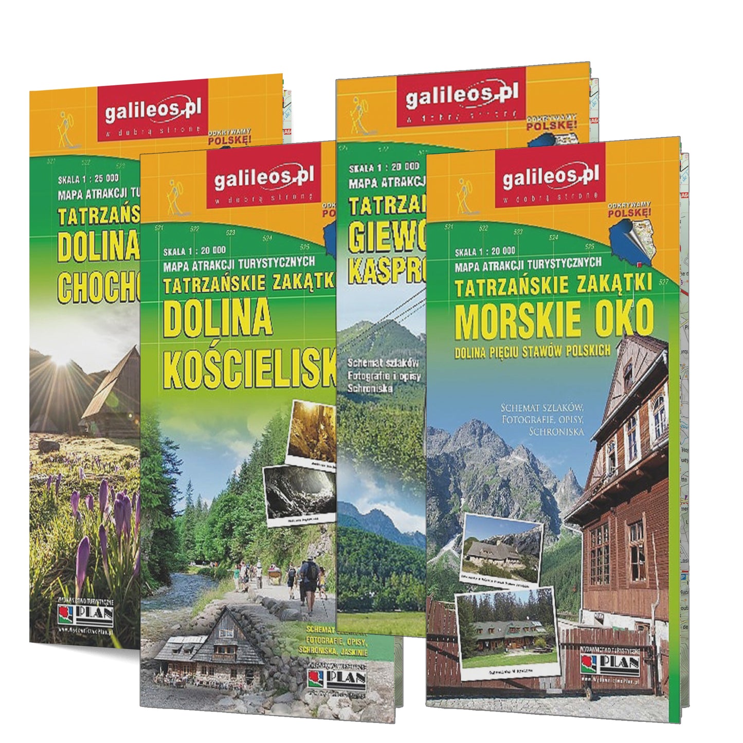 Tatrzańskie Zakątki. Komplet map 1:20 000