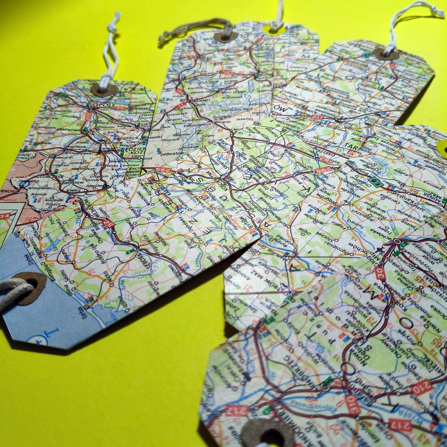 Zakładka do książki Mapy Upcycling