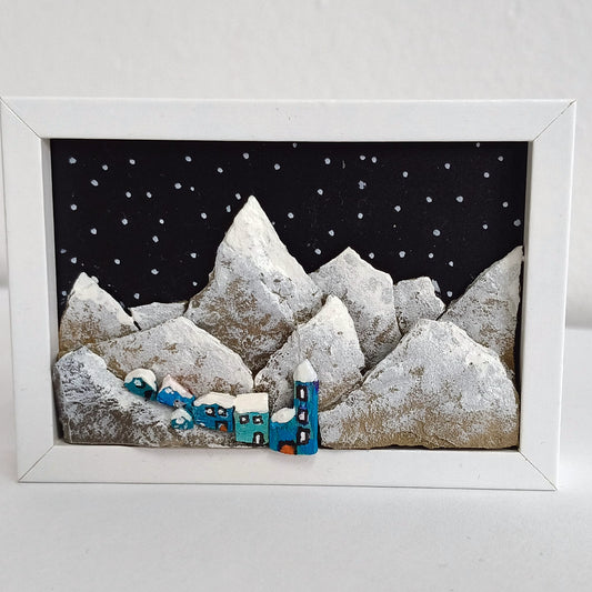 Obrazek górski - Noc. Miniatura