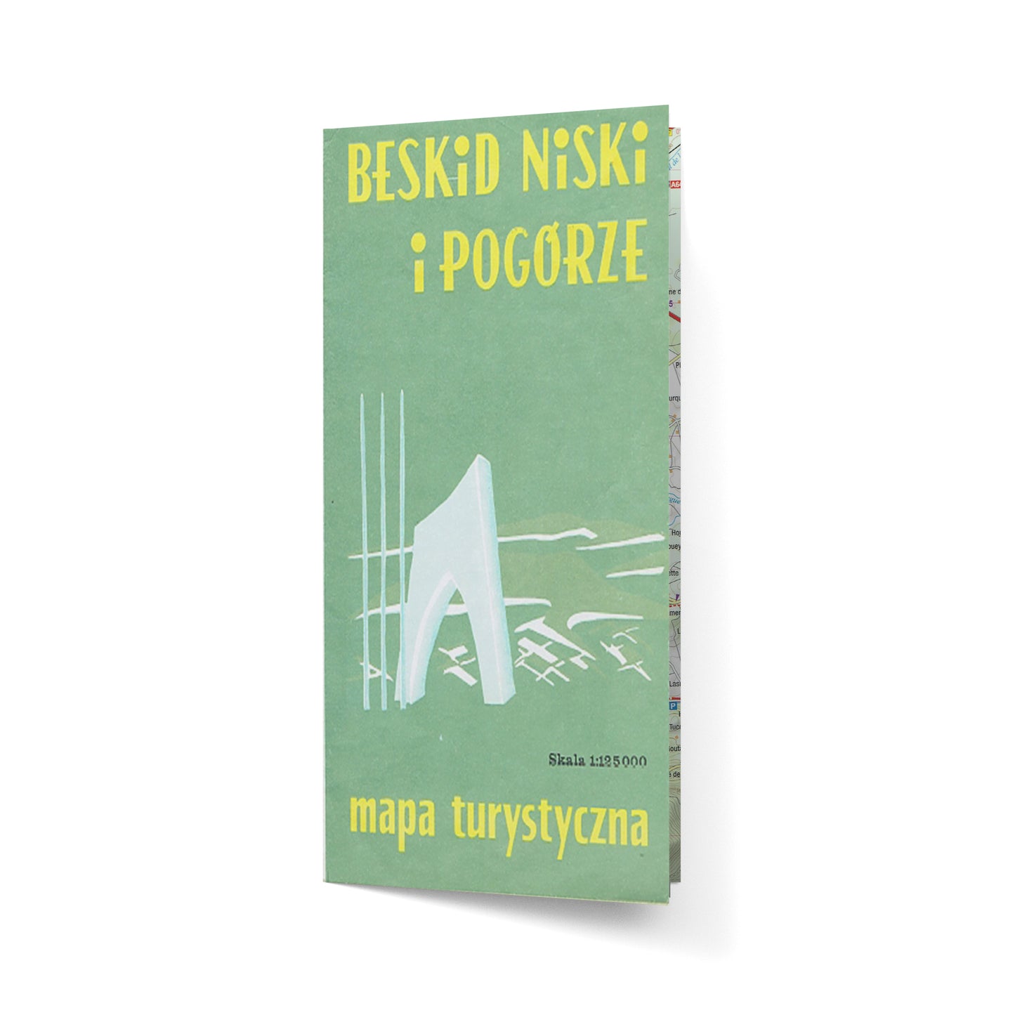 Beskid Niski i Pogórze. Mapa turystyczna