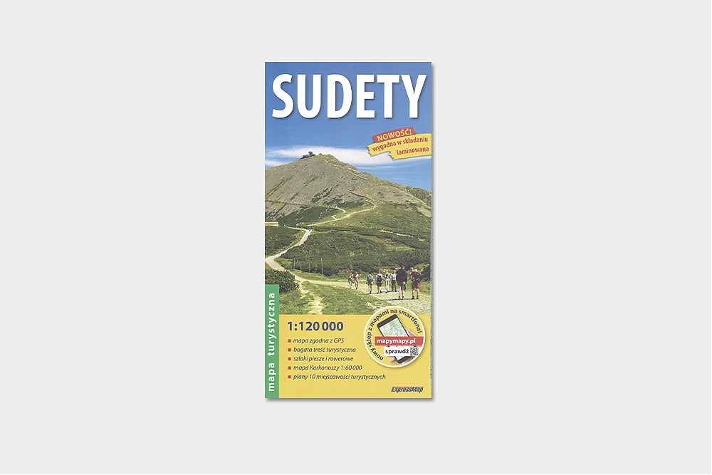 Sudety 1:120 000. Laminowana mapa turystyczna