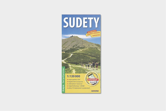 Sudety 1:120 000. Laminowana mapa turystyczna