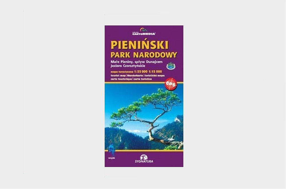 Pieniński Park Narodowy - mapa laminowana 1:25000 i 1:15000