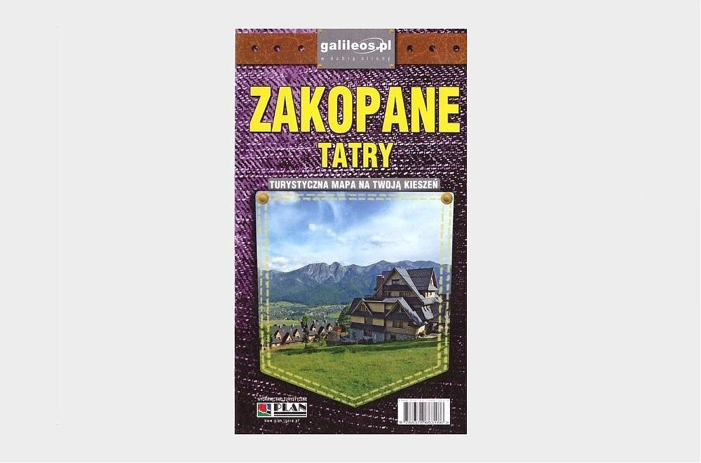 Zakopane i Tatry - plan kieszonkowy