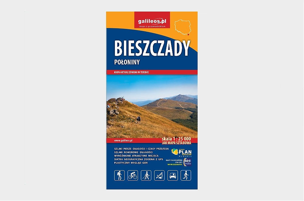 Bieszczady. Połoniny 1:25 000