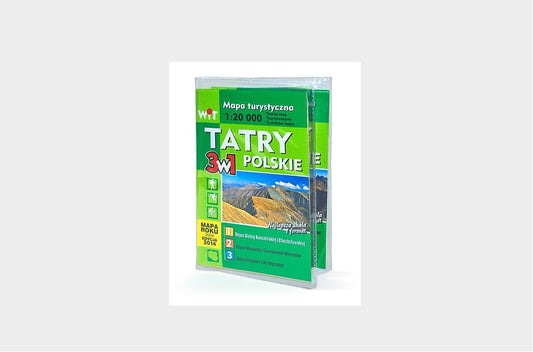 Tatry Polskie 3w1 1:20 000. Mapa turystyczna