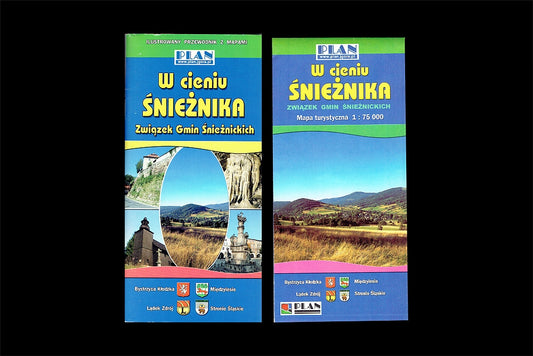 W cieniu Śnieżnika. Ilustrowany przewodnik z mapami oraz mapa turystyczna