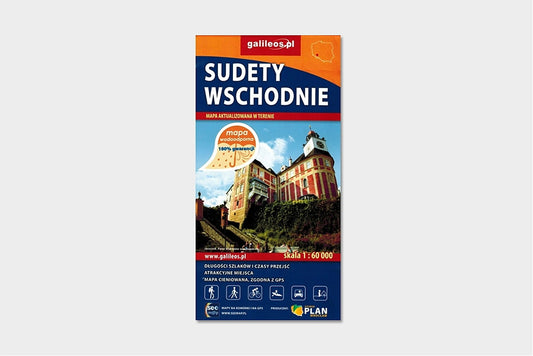 Sudety Wschodnie 1:60 000. Wodoodporna mapa aktualizowana w terenie