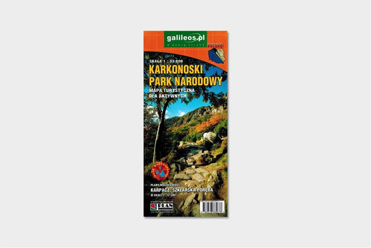 Karkonoski Park Narodowy 1:33 000. Mapa turystyczna dla aktywnych laminowana