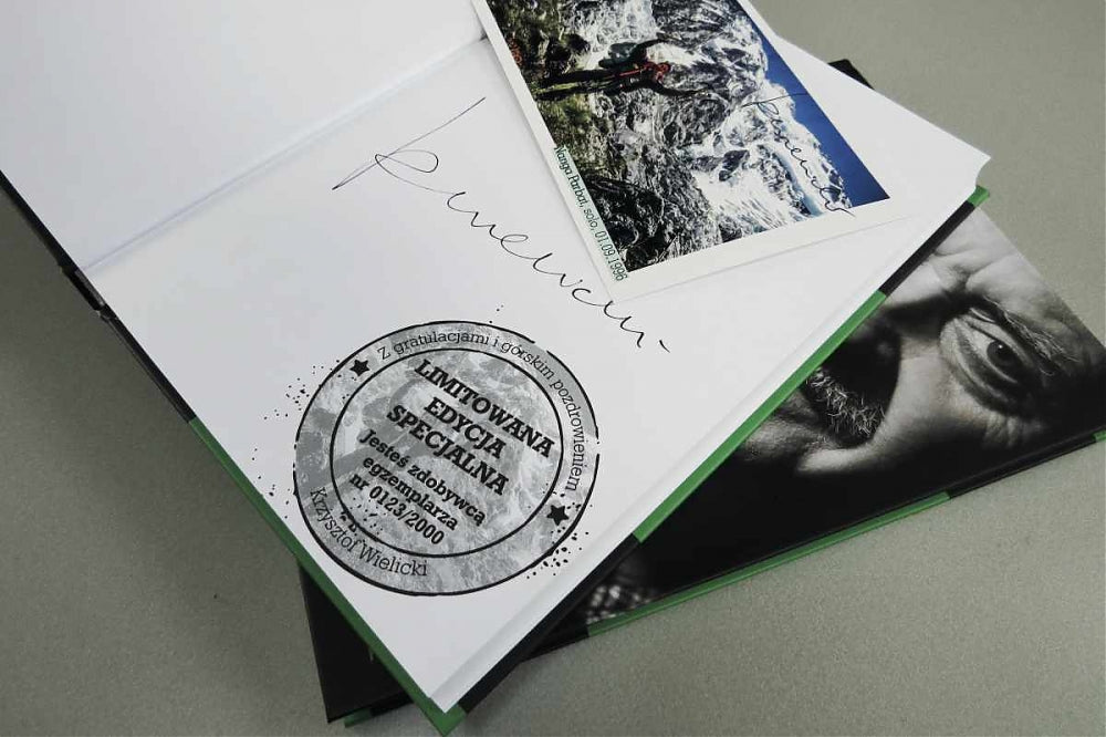 PAKIET KOLEKCJONERSKI Z UNIKALNĄ DEDYKACJĄ - Mój wybór K. Wielicki