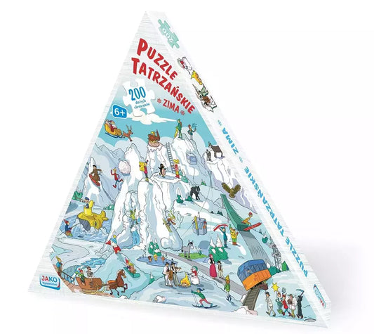 Puzzle tatrzańskie. Zima. 200 elementów.