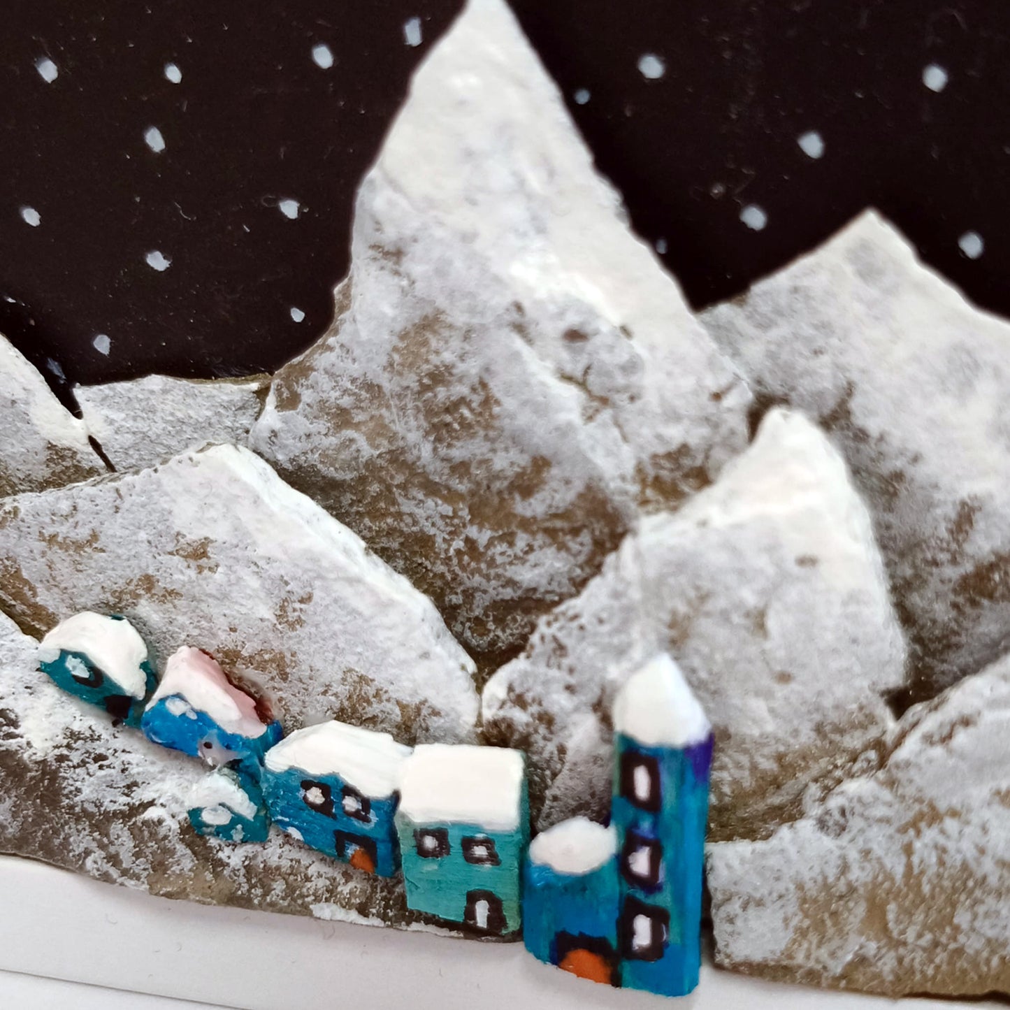 Obrazek górski - Noc. Miniatura