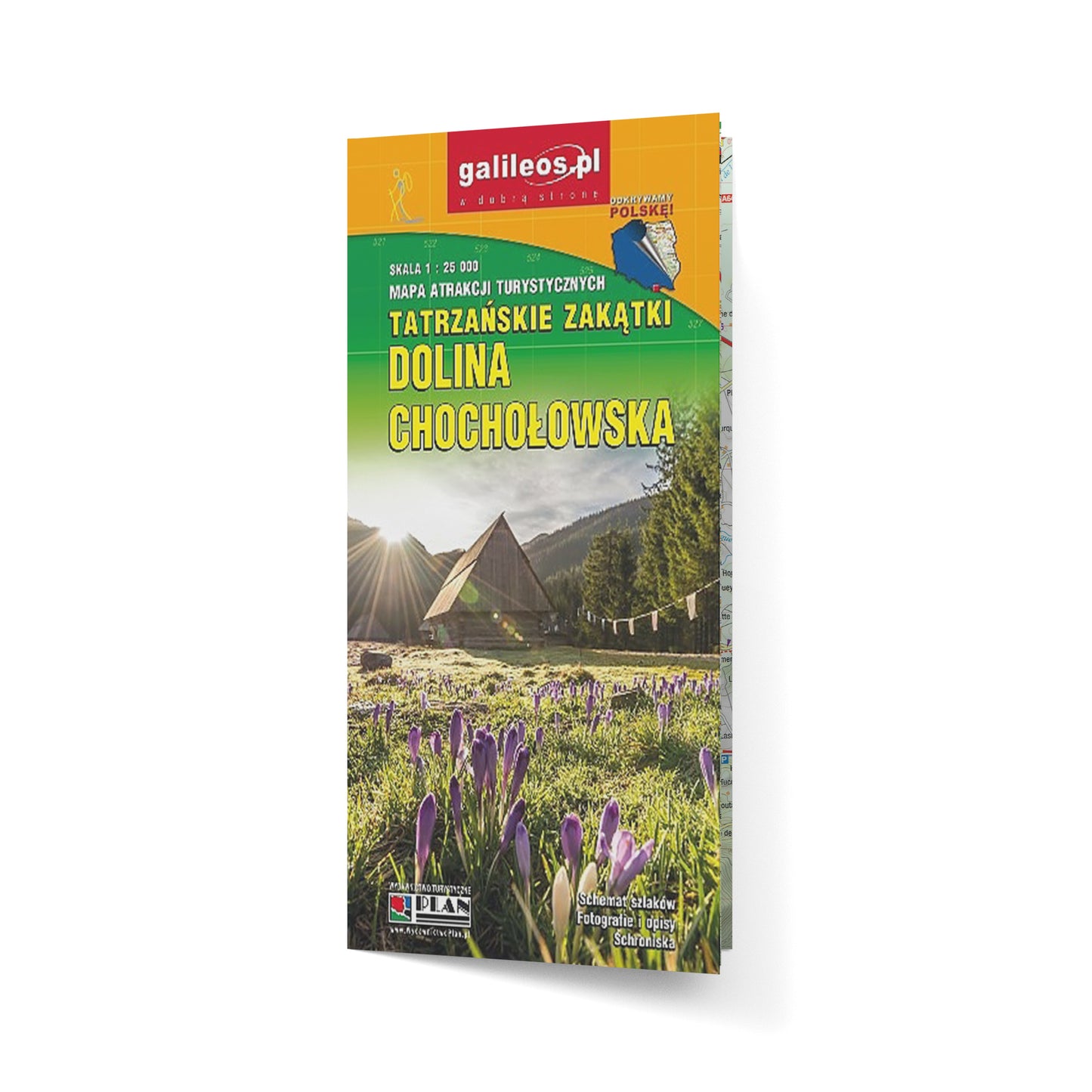 Tatrzańskie Zakątki: Dolina Chochołowska, mapa 1:25 000