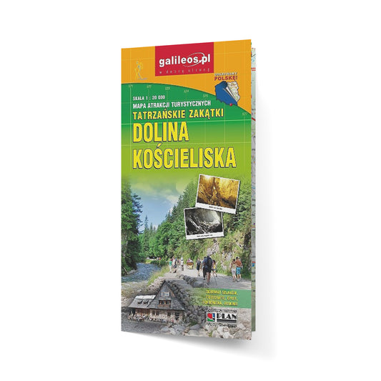 Tatrzańskie Zakątki: Dolina Kościeliska, mapa 1:20 000