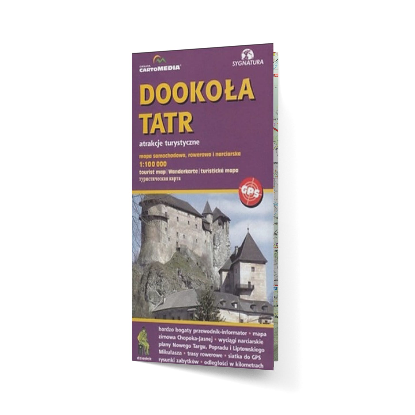 Dookoła Tatr - mapa 1:100 000