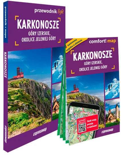 Karkonosze, Góry Izerskie, Okolice Jeleniej Góry. Przewodnik light + mapa