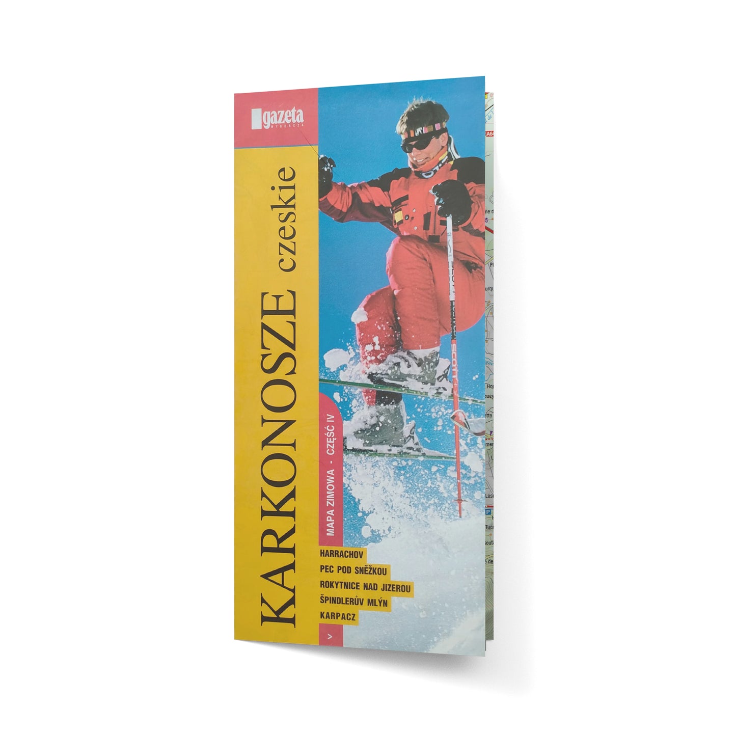 Karkonosze czeskie. Mapa zimowa - część IV