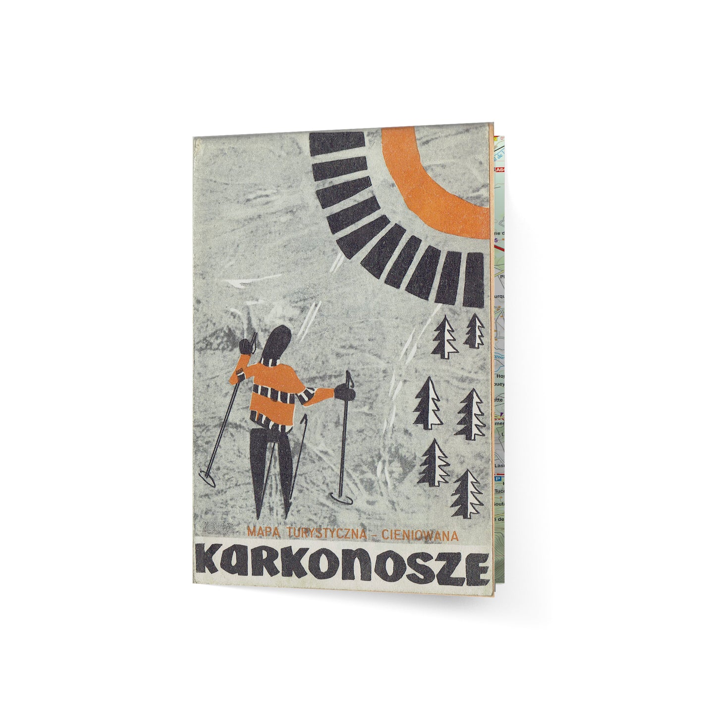 Karkonosze. Mapa turystyczna cieniowana